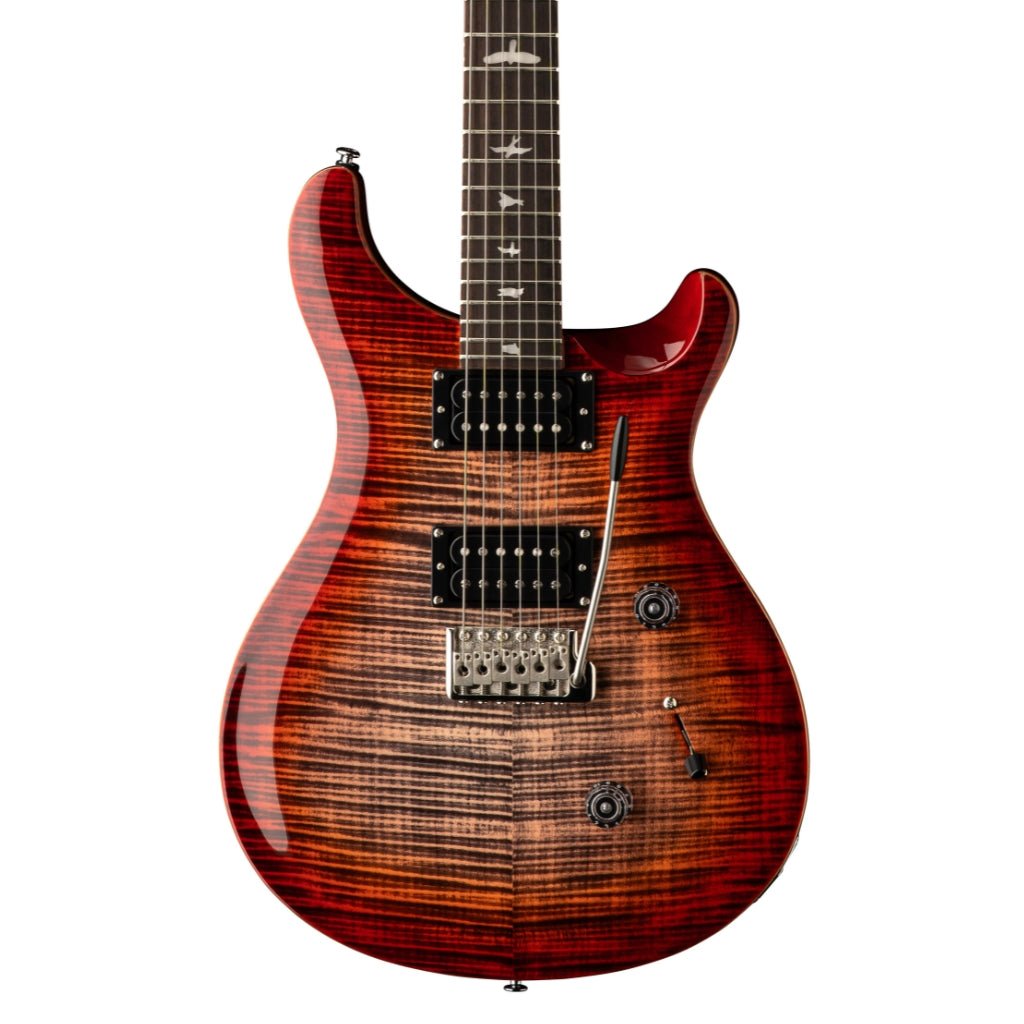 PRS SE Custom 24 Electric Guitar - Charcoal Cherry Burst Electric Guitars Sky Music