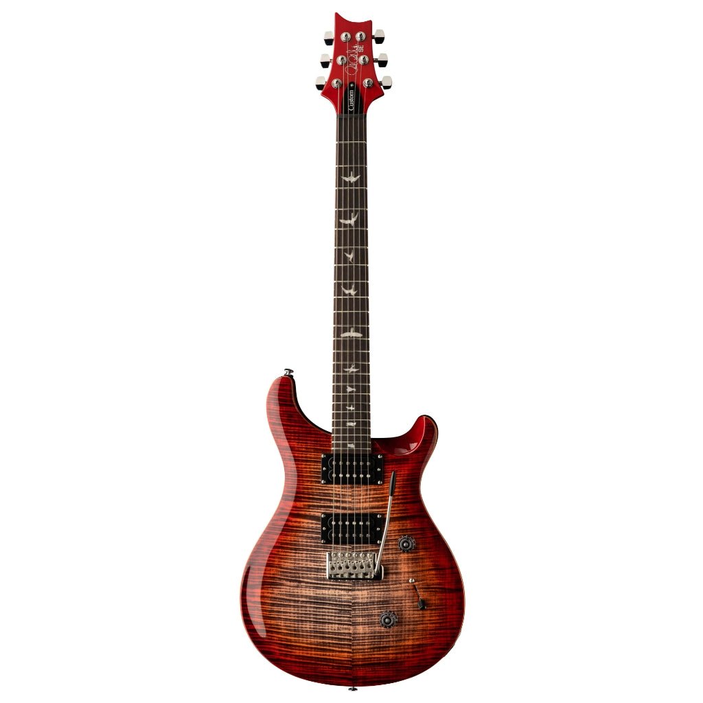 PRS SE Custom 24 Electric Guitar - Charcoal Cherry Burst Electric Guitars Sky Music