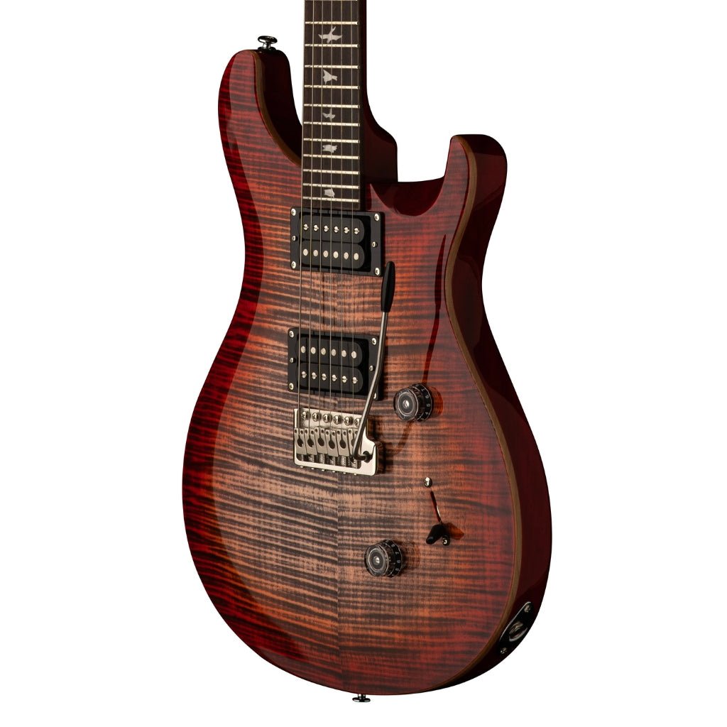 PRS SE Custom 24 Electric Guitar - Charcoal Cherry Burst Electric Guitars Sky Music