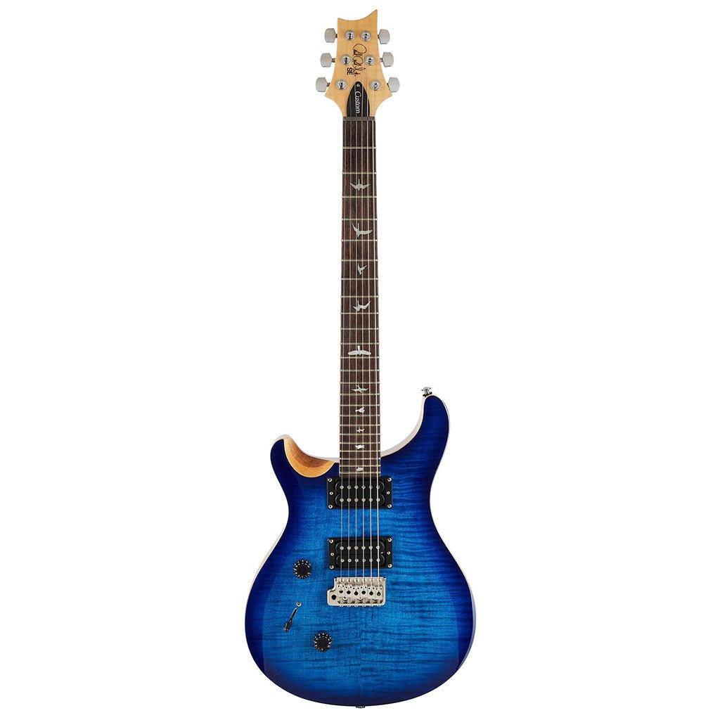 PRS SE Custom 24 Left Hand - Faded Blue Burst Electric Guitars Sky Music