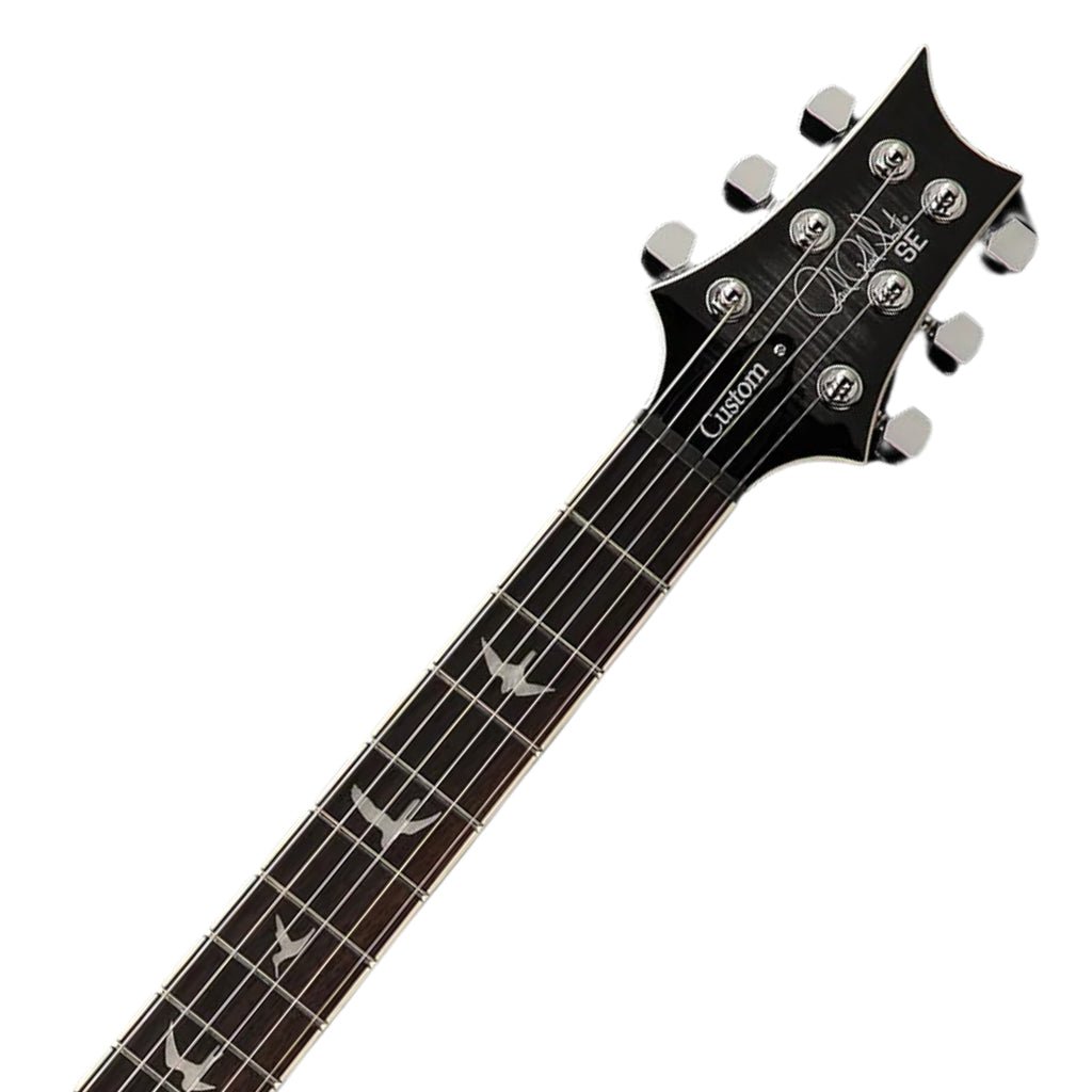 PRS SE Custom 24 Semi Hollow Piezo - Charcoal Burst Electric Guitars Sky Music
