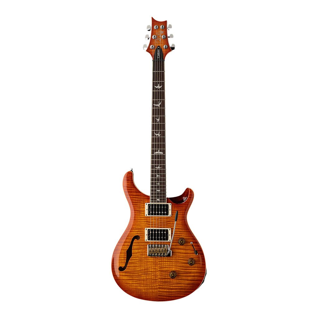 PRS SE Custom 24 Semi Hollow Piezo - Vintage Sunburst Electric Guitars Sky Music