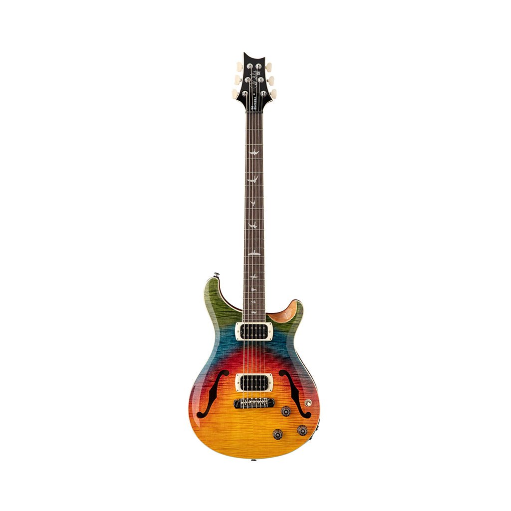 PRS SE Ed Sheeran Hollowbody I Piezo Baritone Electric Guitar - Kaleidoscope Electric Guitars Sky Music