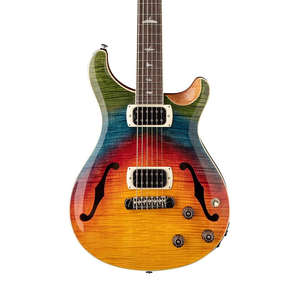 PRS SE Ed Sheeran Hollowbody I Piezo Baritone Electric Guitar - Kaleidoscope Electric Guitars Sky Music