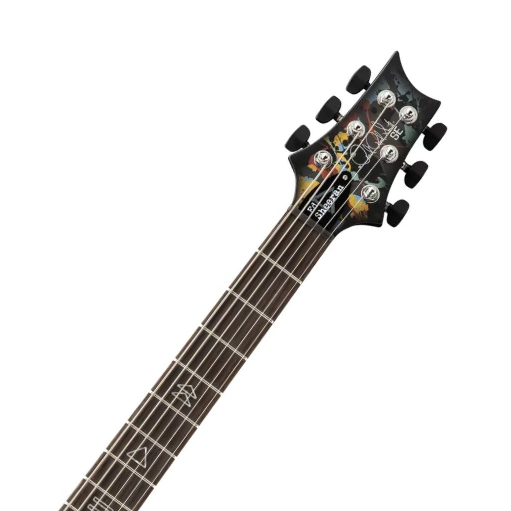 PRS SE Ed Sheeran Hollowbody I Piezo Baritone Limited Edition Electric Guitar - Cosmic Splash Electric Guitars Sky Music
