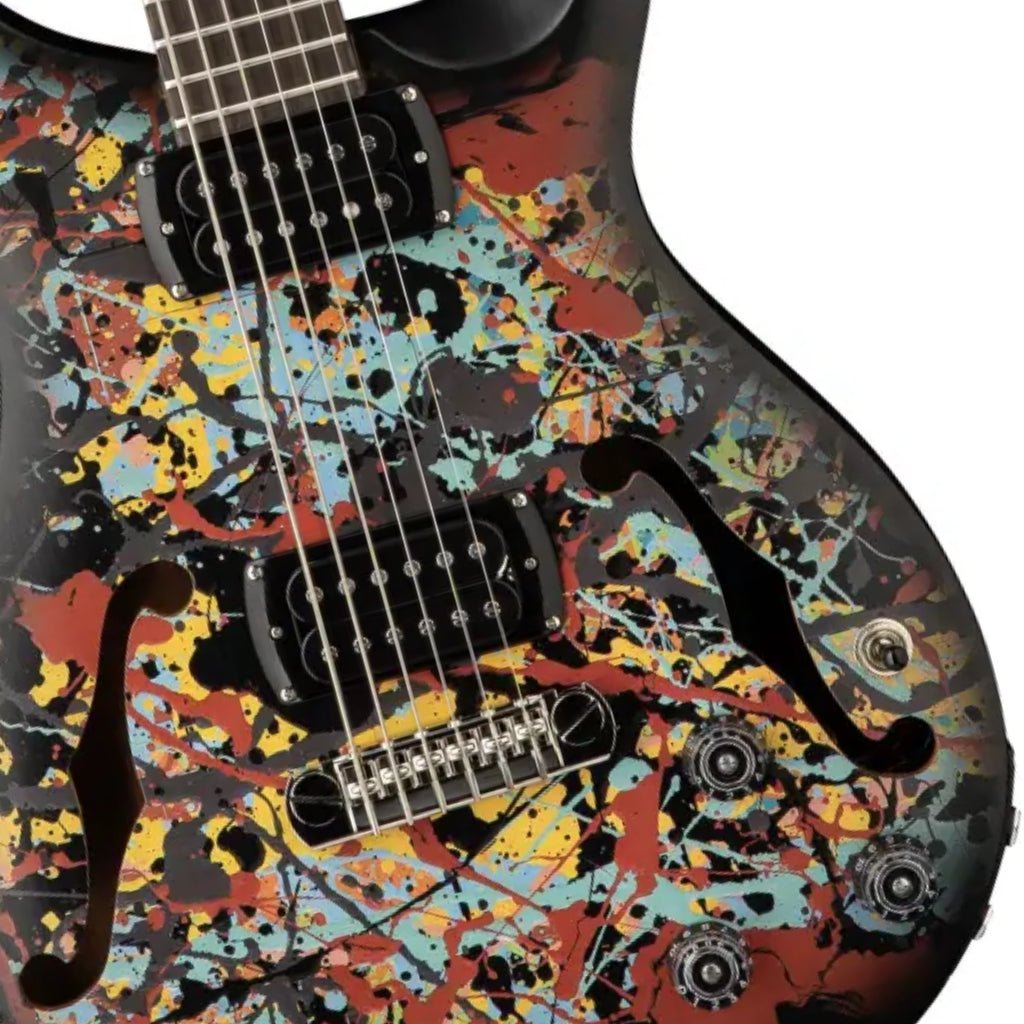 PRS SE Ed Sheeran Hollowbody I Piezo Baritone Limited Edition Electric Guitar - Cosmic Splash Electric Guitars Sky Music