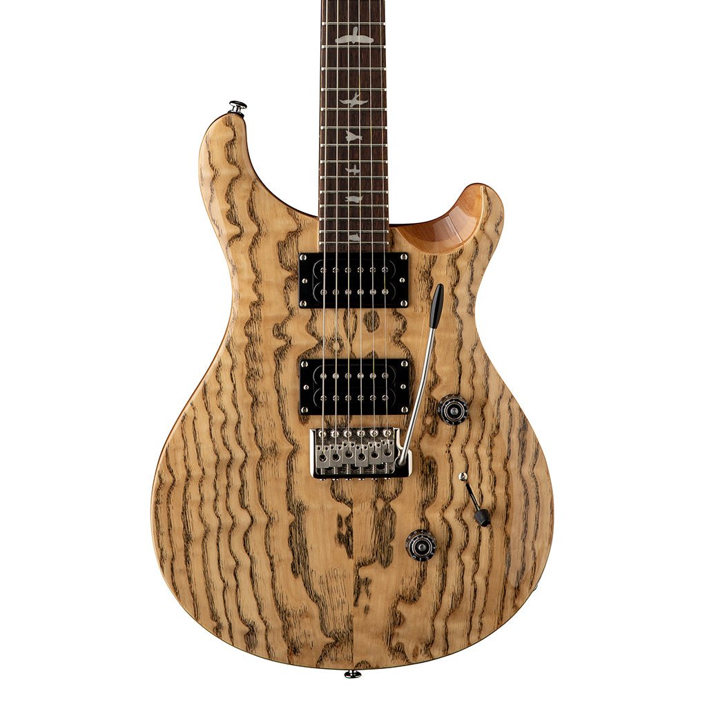 PRS SE Exotic Veneer Limited Edition Custom 24 Swamp Ash Burl - Natural Electric Guitars Sky Music