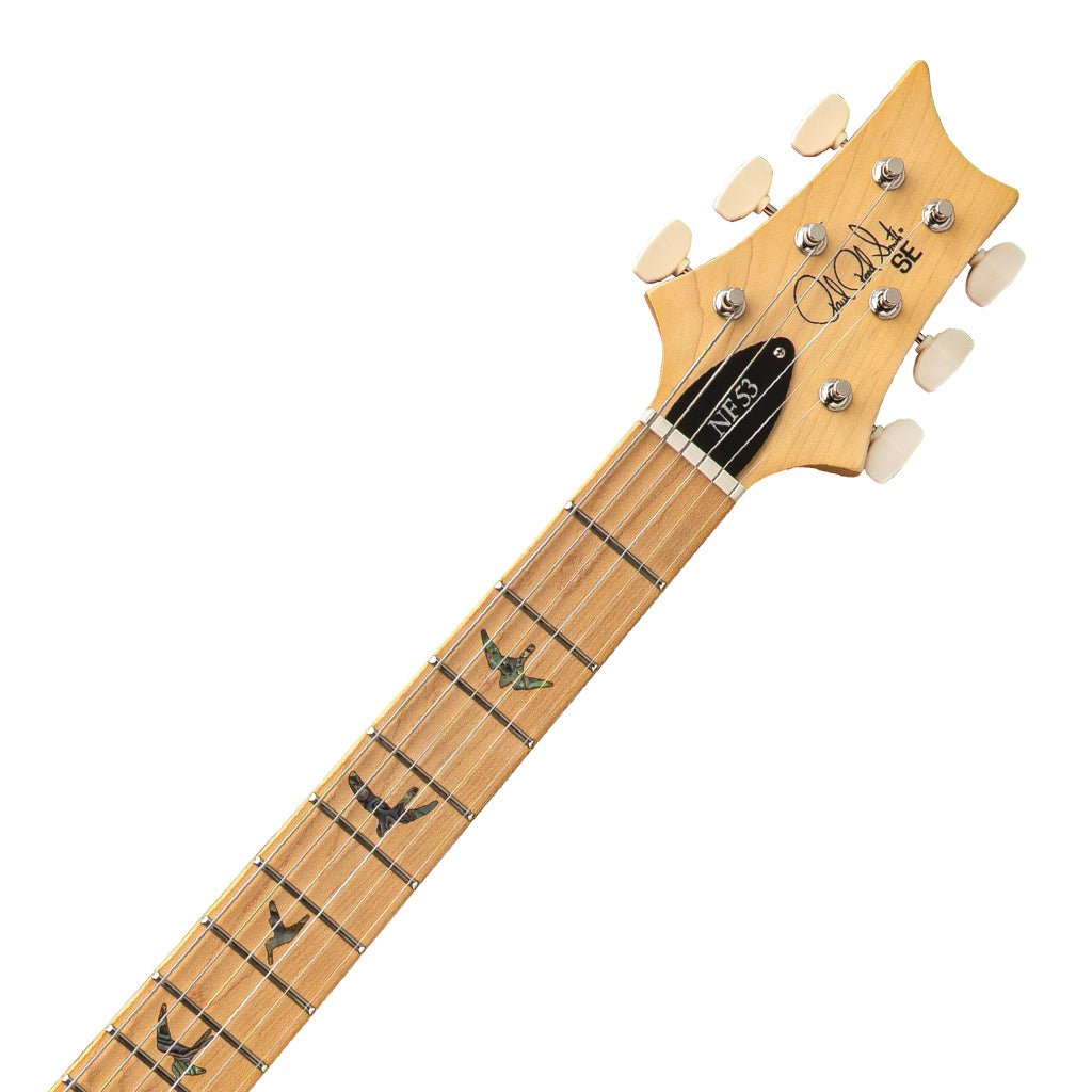 PRS SE NF53 Swamp Ash Body w/Narrowfield DD “S” Pickups - White Doghair Electric Guitars Sky Music