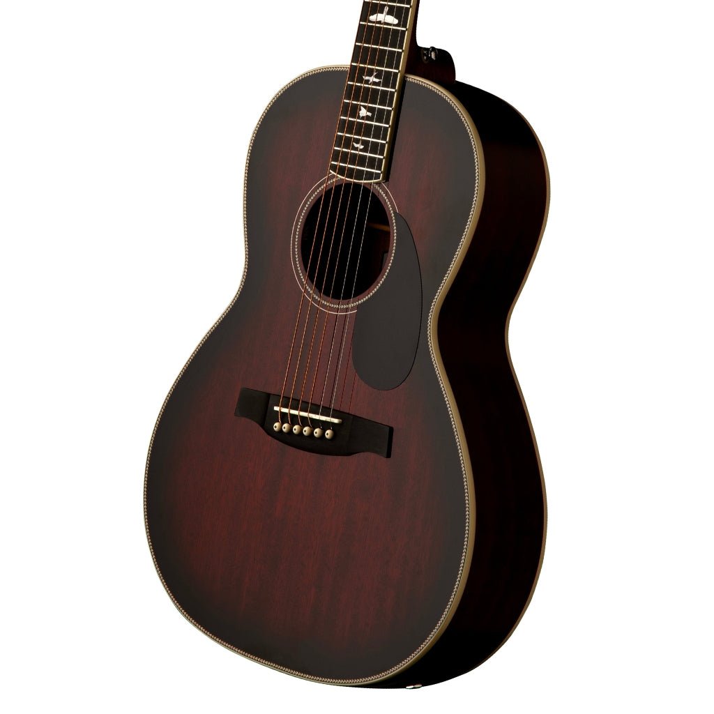 PRS SE P20E Acoustic Guitar - Fire Red Burst (Gloss Top, Satin Back) Acoustic Guitars Sky Music
