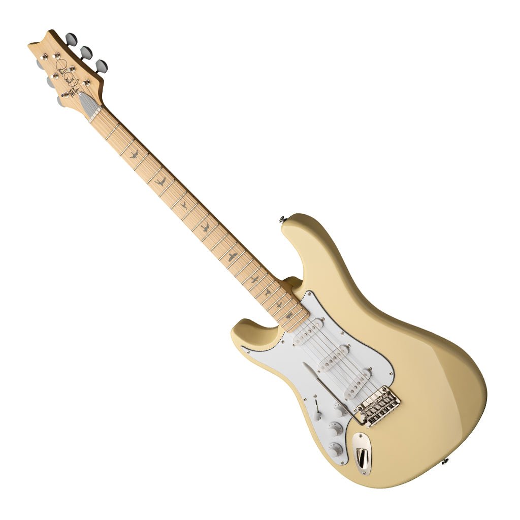 PRS SE Silver Sky Maple Fretboard Left Handed - Moon White Electric Guitars Sky Music