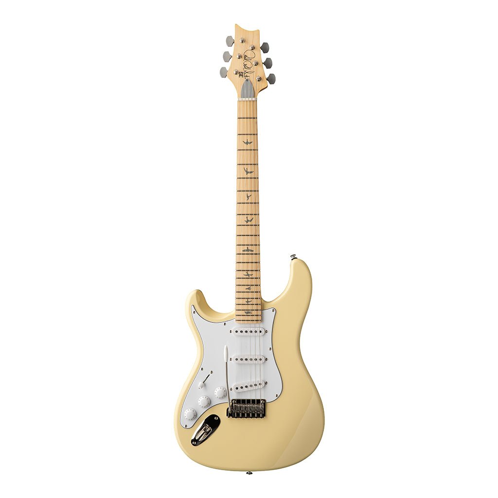 PRS SE Silver Sky Maple Fretboard Left Handed - Moon White Electric Guitars Sky Music