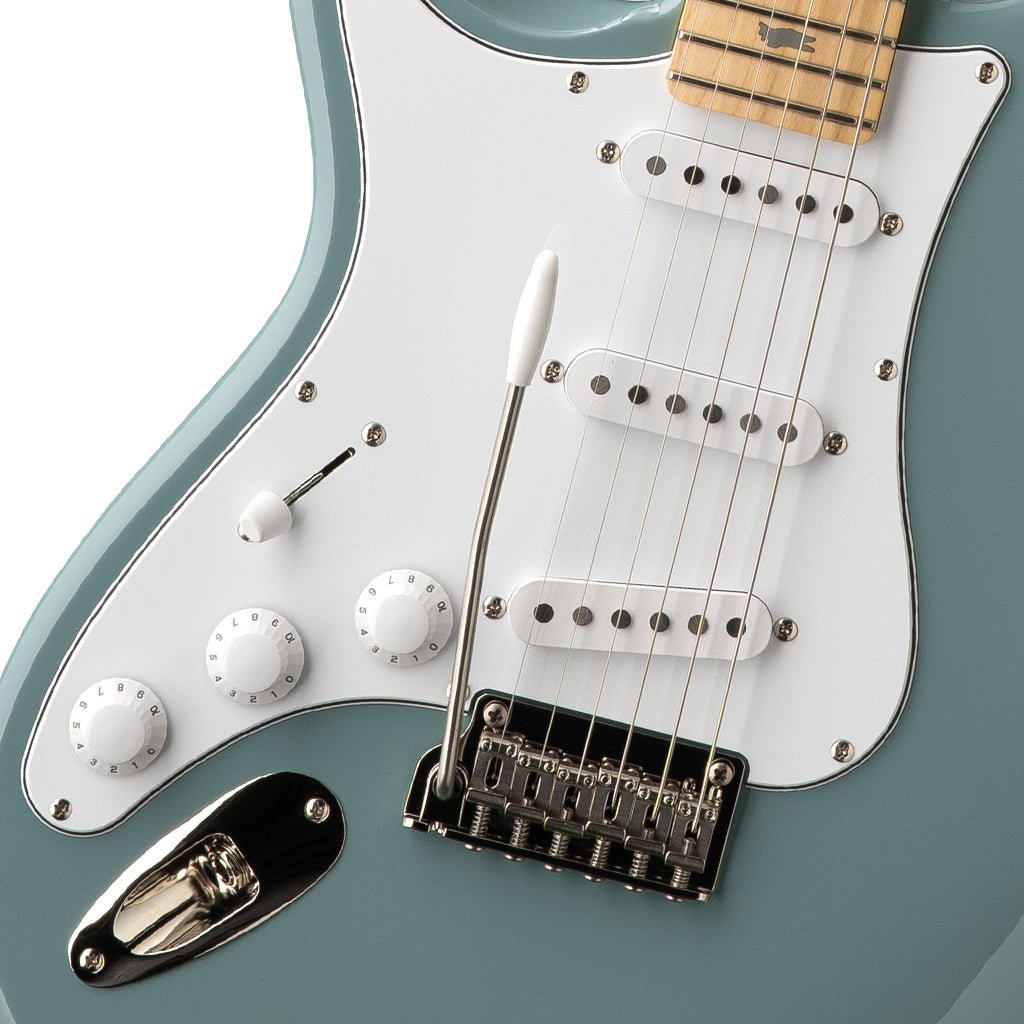PRS SE Silver Sky Maple Fretboard Left Handed - Stone Blue Electric Guitars Sky Music