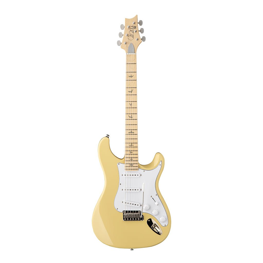 PRS SE Silver Sky Maple Fretboard - Moon White Electric Guitars Sky Music