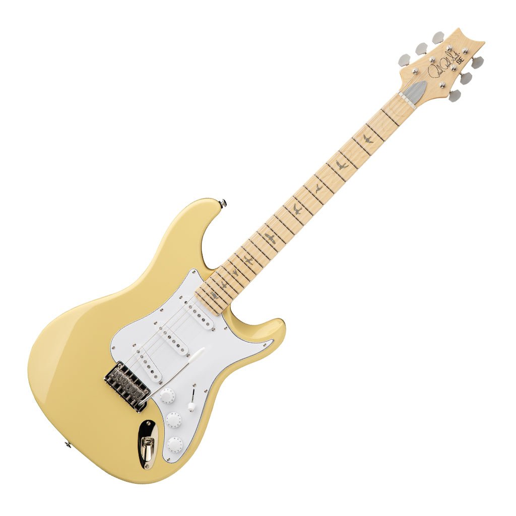 PRS SE Silver Sky Maple Fretboard - Moon White Electric Guitars Sky Music