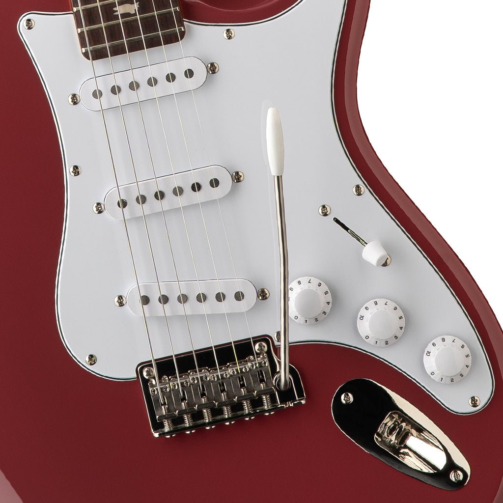 PRS SE Silver Sky Rosewood Fretboard - Derby Red Electric Guitars Sky Music