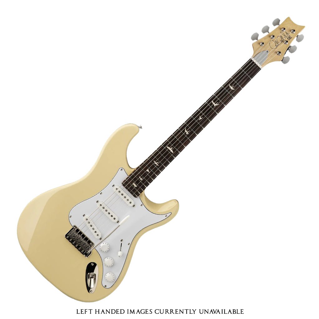 PRS SE Silver Sky Rosewood Fretboard Left Handed Moon White Electric Guitars Sky Music