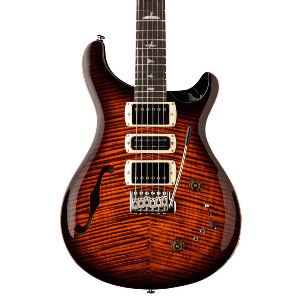 PRS SE Special Semi-Hollow Electric Guitar - Orange Tiger Smokeburst Electric Guitars Sky Music