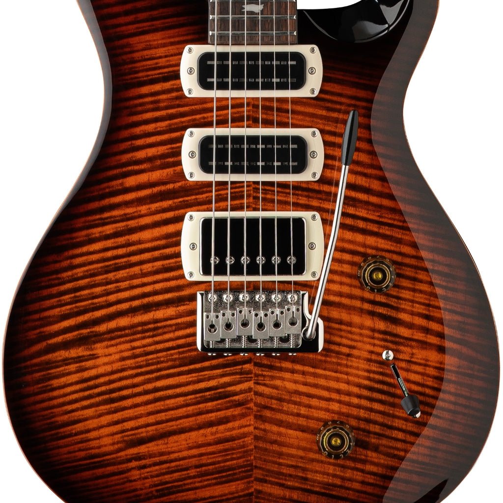 PRS SE Studio Electric Guitar - Orange Tiger Smokeburst Electric Guitars Sky Music