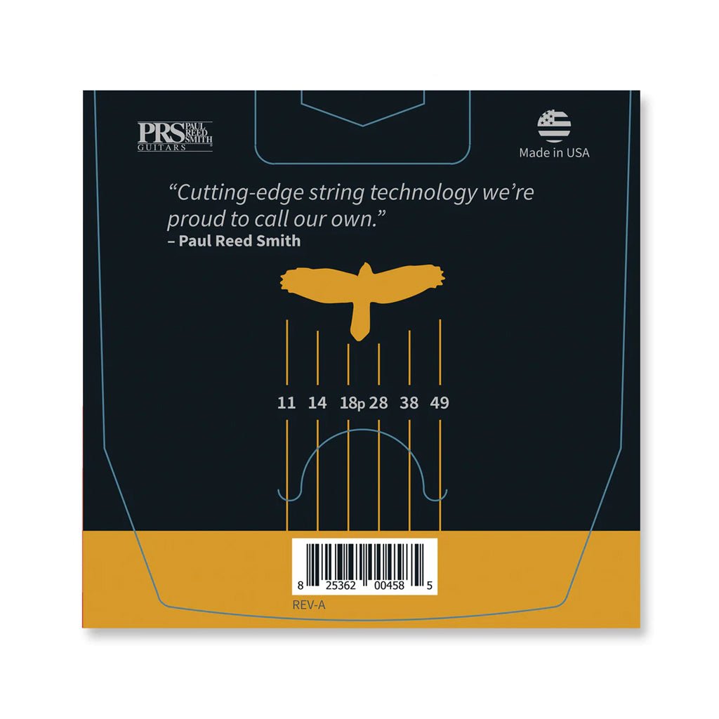 PRS Signature Guitar Strings: Electric Dave Grissom 11-49 Fretted Instrument Strings Sky Music