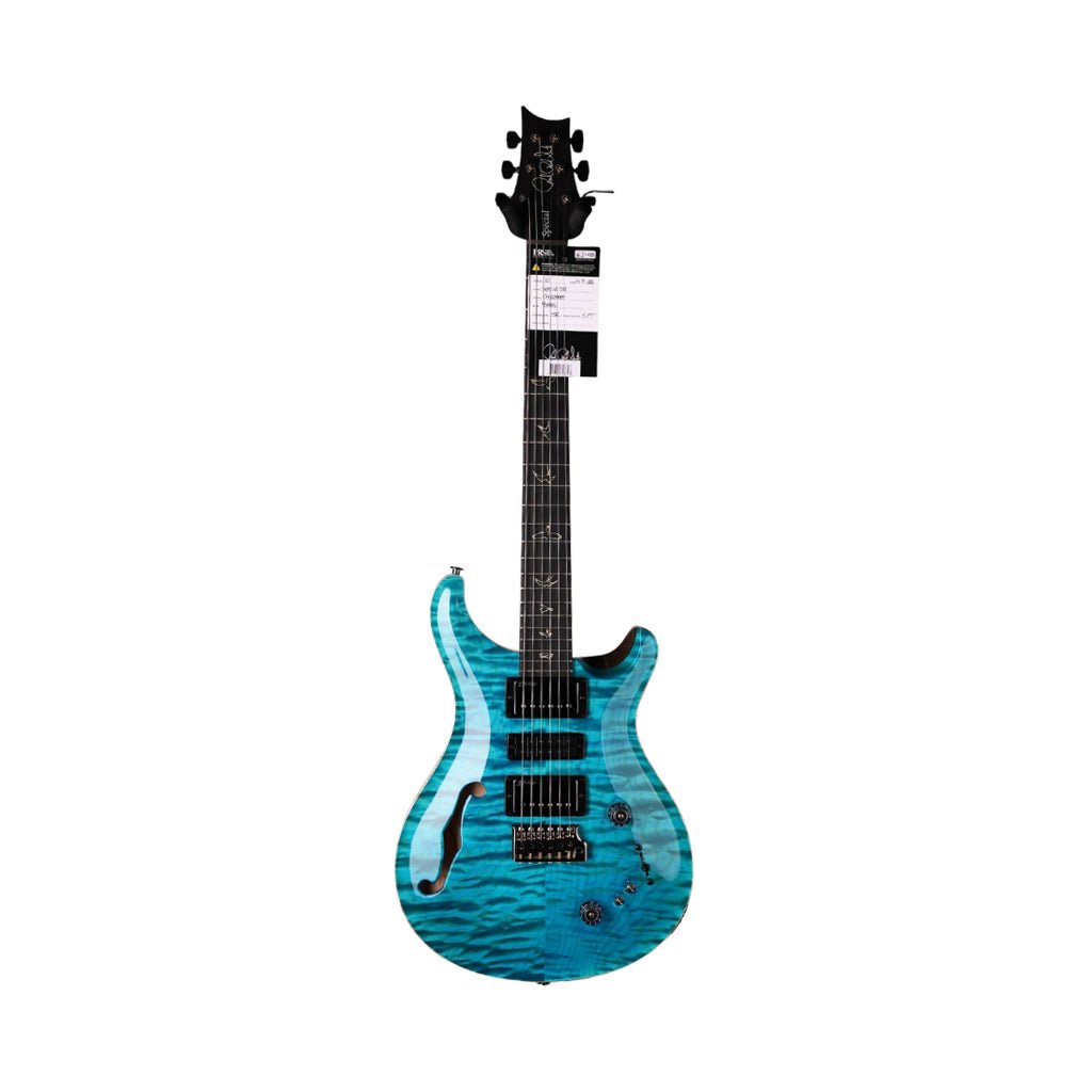 PRS Special Semi Hollow 10 Top Quilt Maple Top Electric Guitar - Dark Aqua Electric Guitars Sky Music