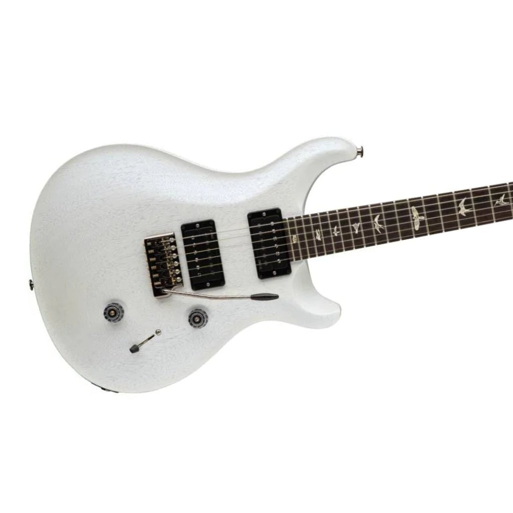 PRS Standard 24 Satin Electric Guitar - Satin Pearl White Electric Guitars Sky Music