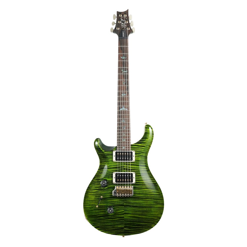 PRS Wood Library Custom 24 Left-Handed 10-Top Electric Guitar - Jade, Flame Top Electric Guitars Sky Music