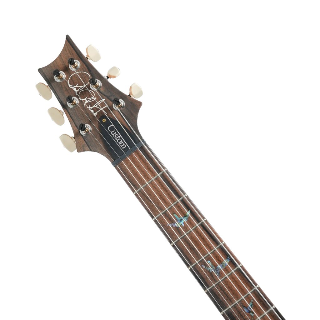 PRS Wood Library Custom 24 Left-Handed 10-Top Electric Guitar - Red Tiger, Flame Top Electric Guitars Sky Music