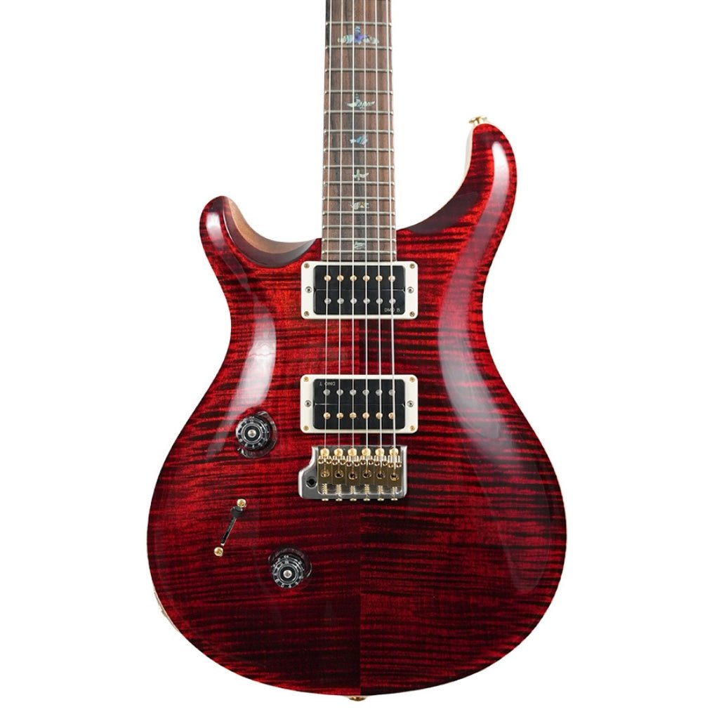 PRS Wood Library Custom 24 Left-Handed 10-Top Electric Guitar - Red Tiger, Flame Top Electric Guitars Sky Music