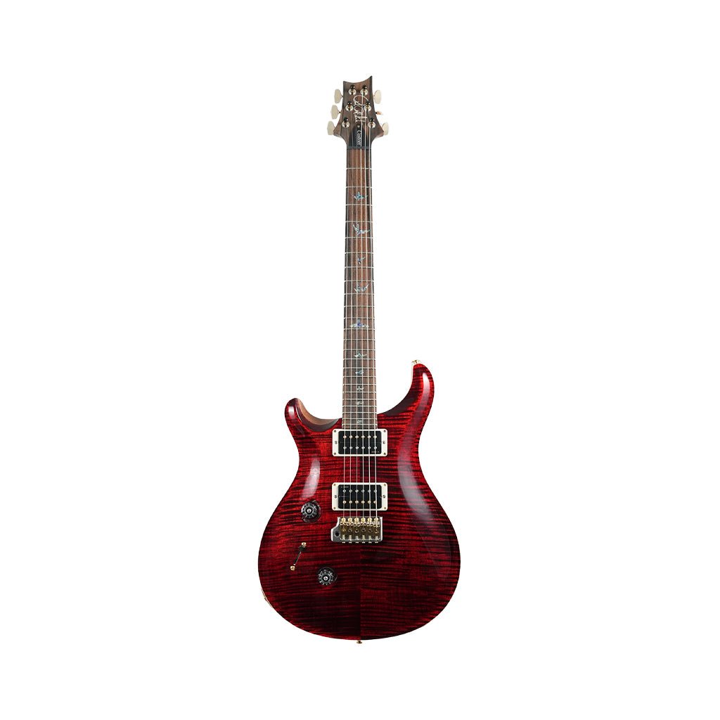 PRS Wood Library Custom 24 Left-Handed 10-Top Electric Guitar - Red Tiger, Flame Top Electric Guitars Sky Music