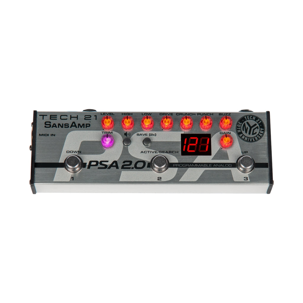 Tech 21 - PSA 2.0 - Programmable Preamp Pedal