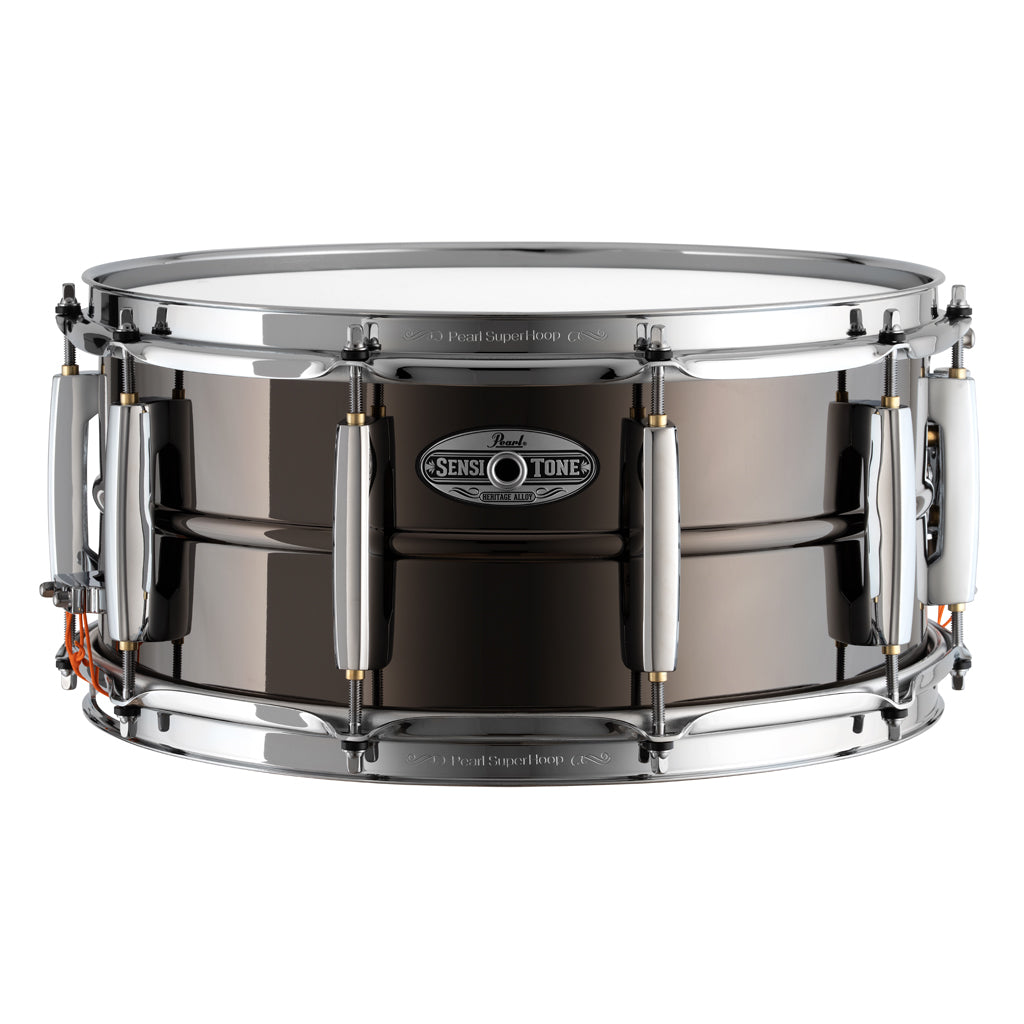 Pearl - Sensitone Heritage Alloy 14&quot;x6.5&quot; - Black Nickel over Brass Snare Drum
