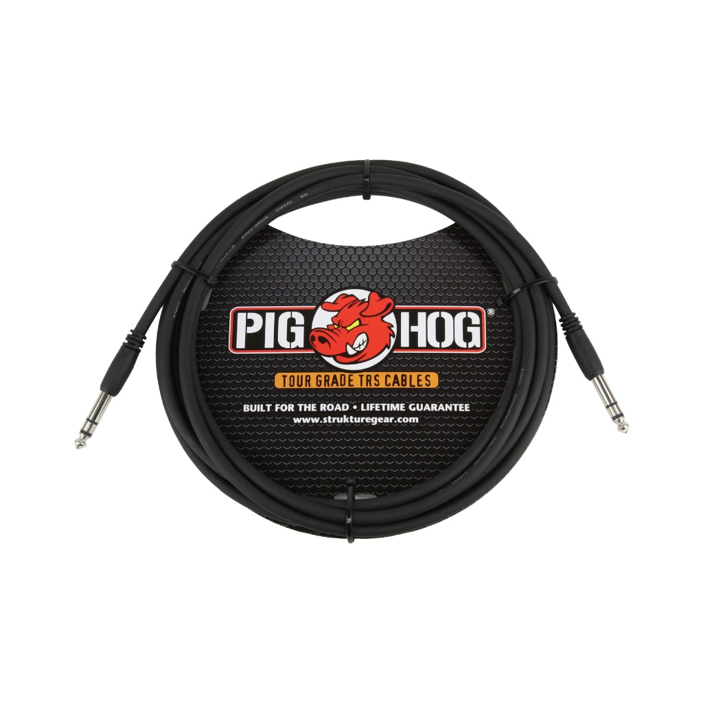 Pig Hog - 1/4&quot; TRS Cable - 10ft
