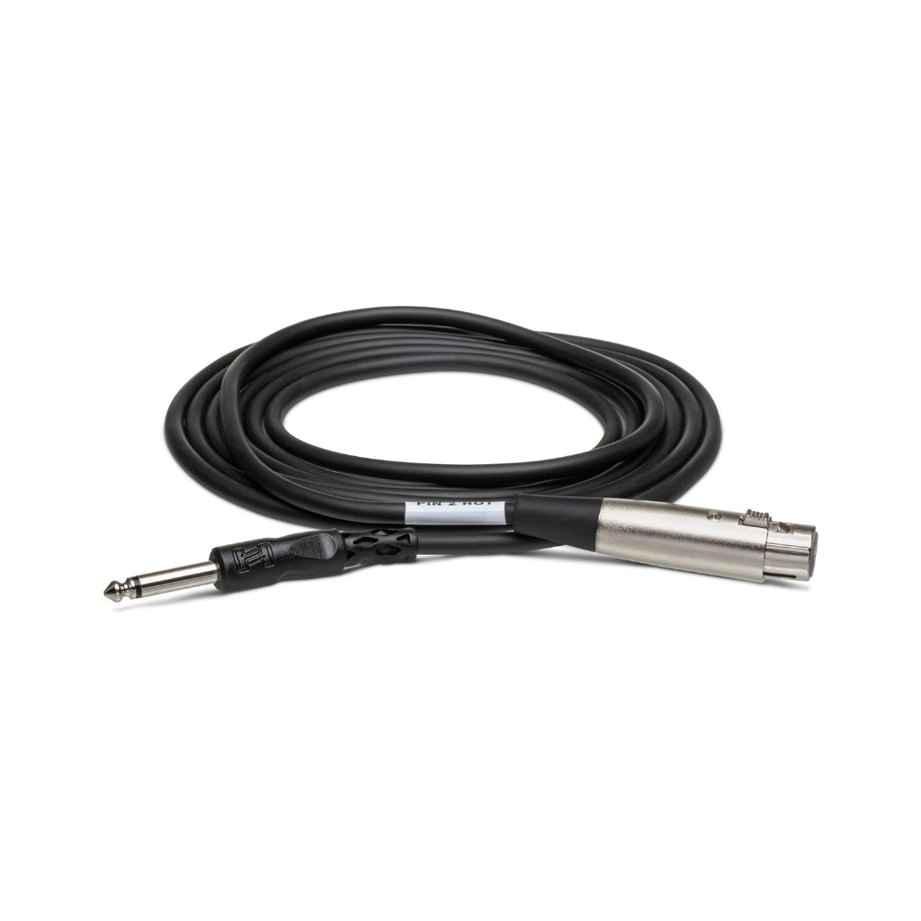 Hosa Technology - XLR3F to 1/4 in TS - Unbalanced Interconnect Cable 5ft