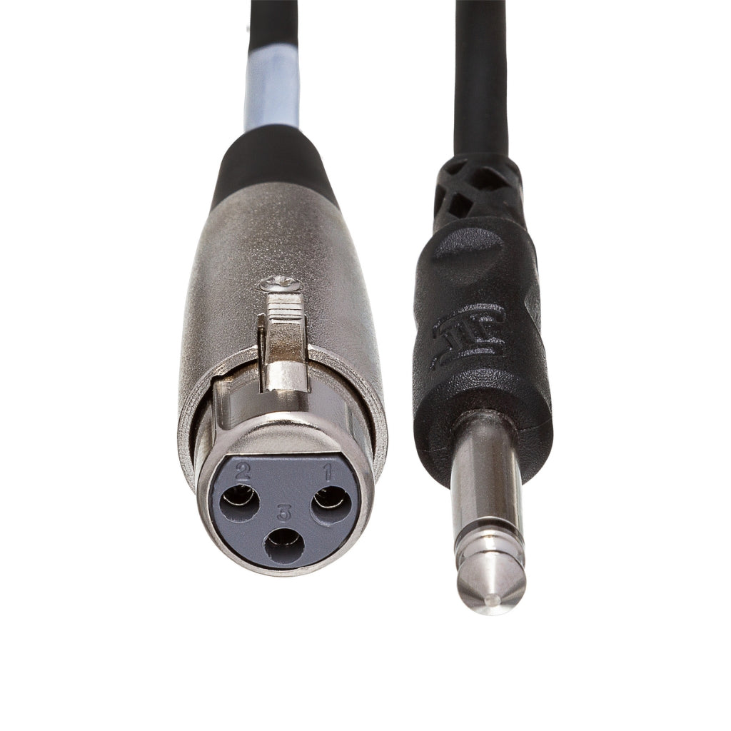 Hosa Technology - XLR3F to 1/4 in TS - Unbalanced Interconnect Cable 15ft