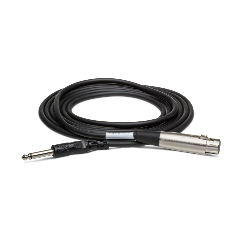 Hosa Technology - XLR3F to 1/4 in TS - Unbalanced Interconnect Cable 20ft