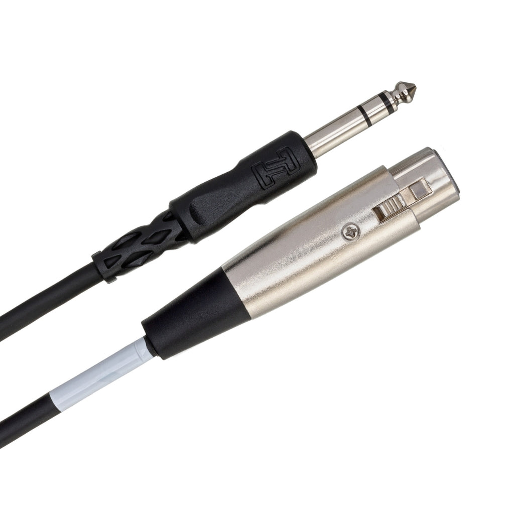 Hosa Technology - XLR3F to 1/4 in TS - Unbalanced Interconnect Cable 20ft