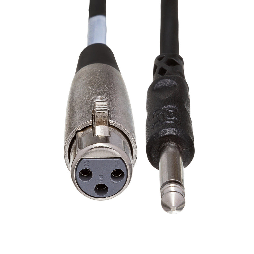 Hosa Technology - XLR3F to 1/4 in TS - Unbalanced Interconnect Cable 20ft