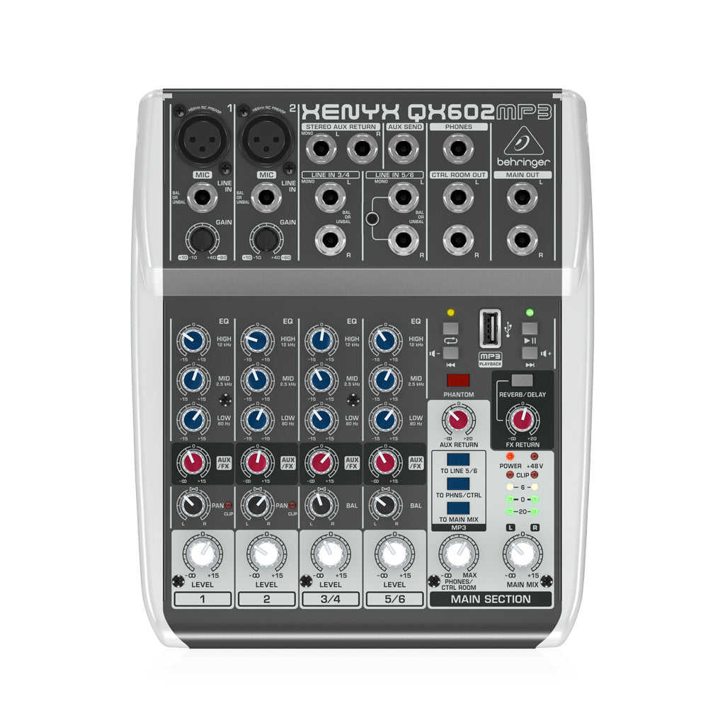 Behringer - Xenyx QX602MP3 - Mixer