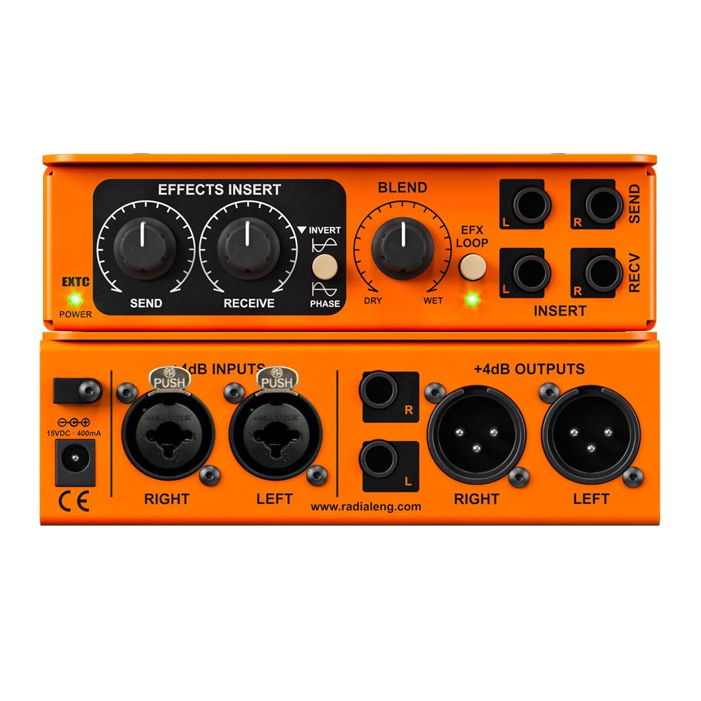 Radial - EXTC Stereo - Stereo Guitar Effects Interface & ReAmper DI Boxes & Signal Processing Sky Music