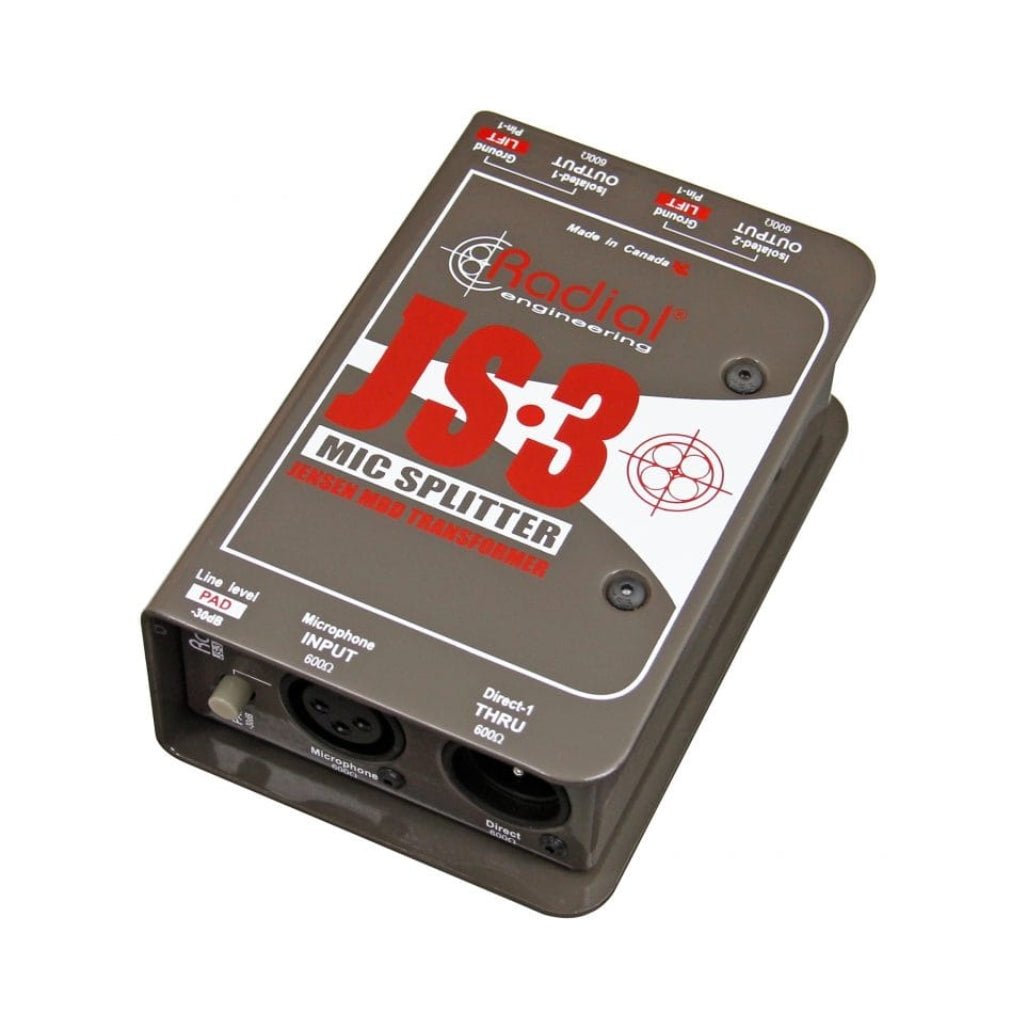 Radial JS3 Passive Microphone Splitter DI Boxes & Signal Processing Sky Music