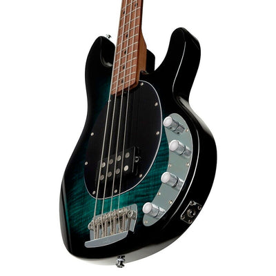 Sterling By Music Man - StingRay RAY34FM Bass Guitar - Teal