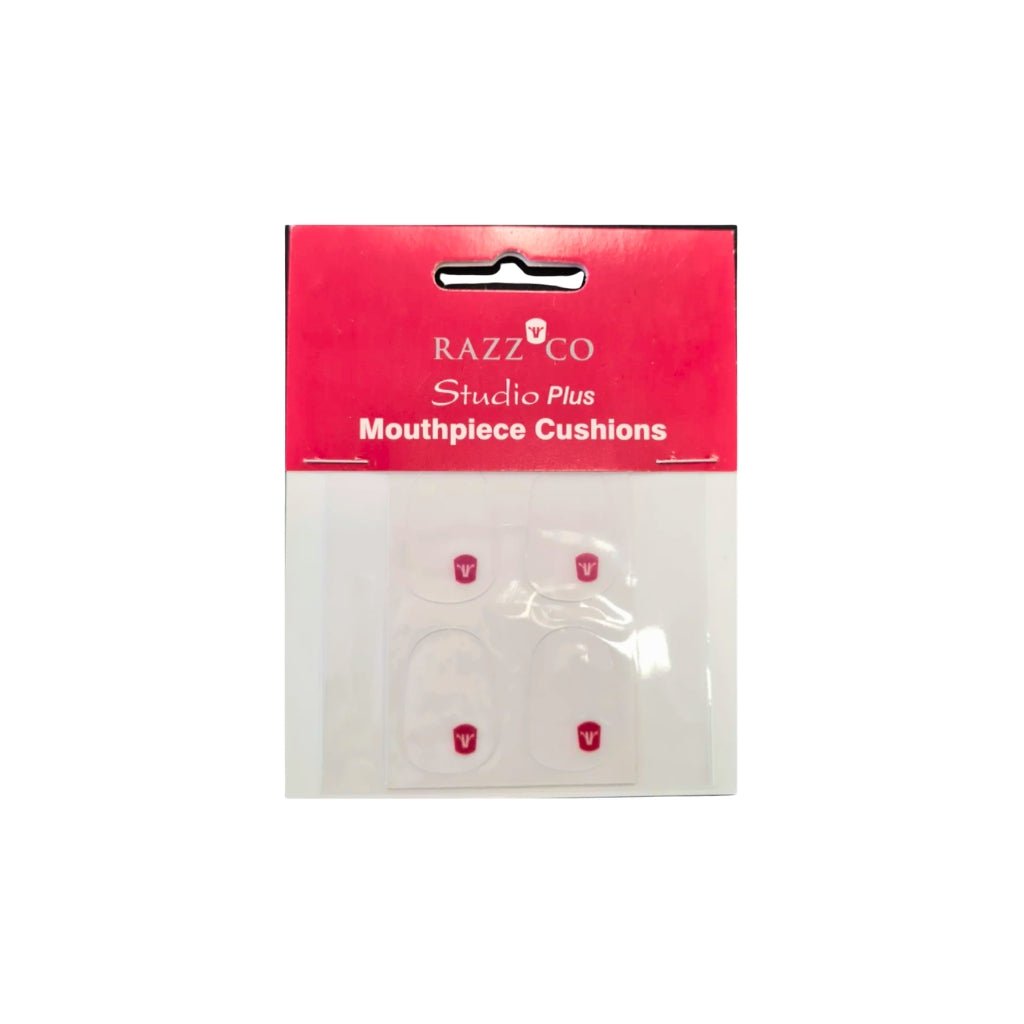 Razz &amp; Co Studio Plus Mouthpiece Cushion - Clear, 4 Pack Brass &amp; Woodwind Accessories Sky Music
