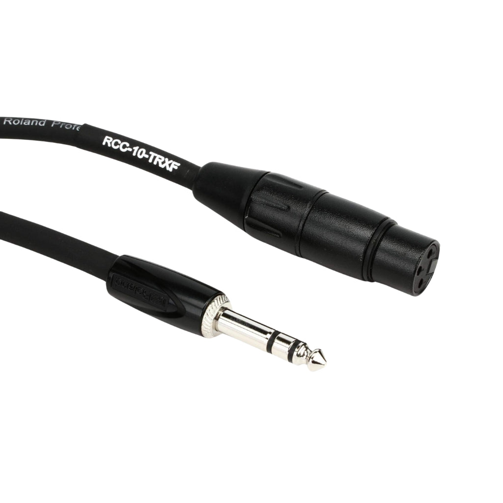 Roland - RCC-10-TRXF - Black Series Interconnect Cable 10ft