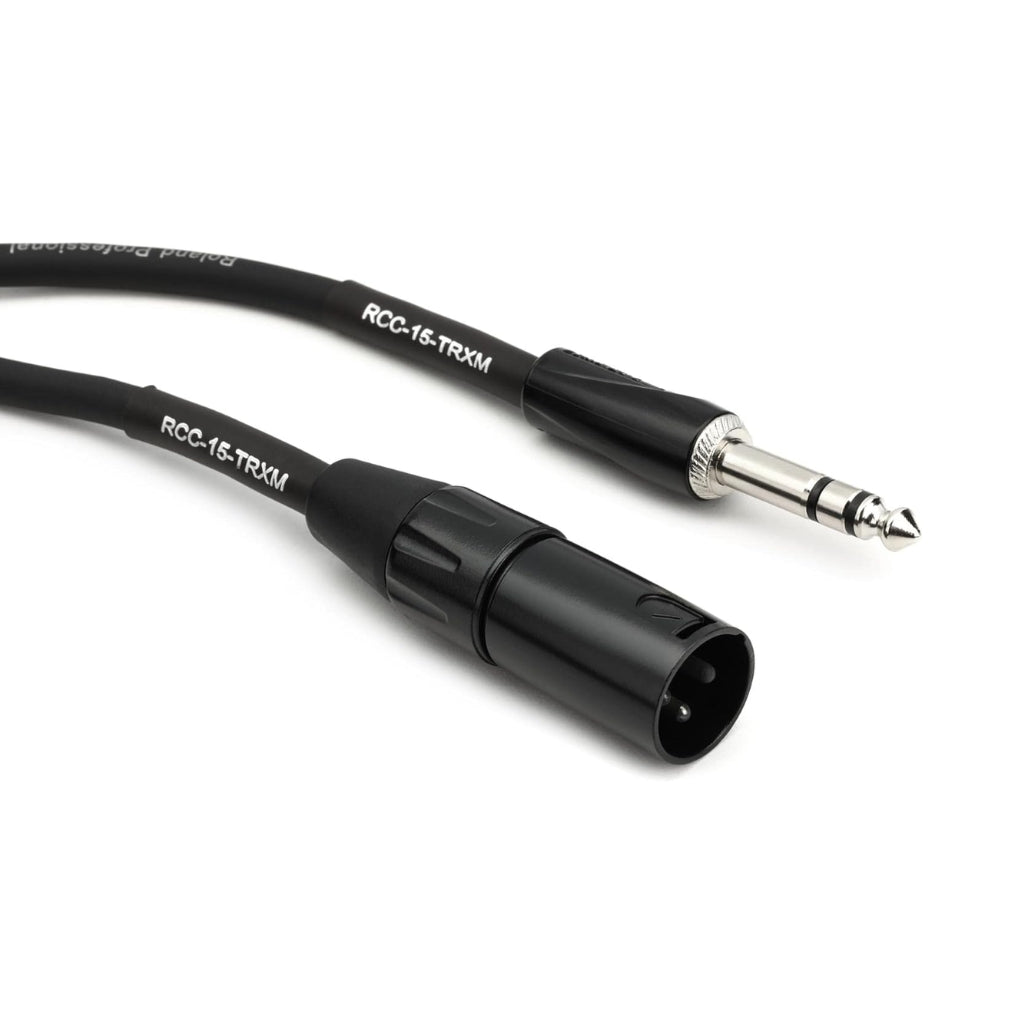 Roland - RCC-15-TRXM TRS to XLRM - Balanced Interconnect Cable 15ft
