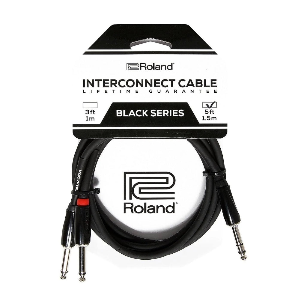 Roland - RCC-5-TR28V2 TRS to 2TS - Y Cable 5ft
