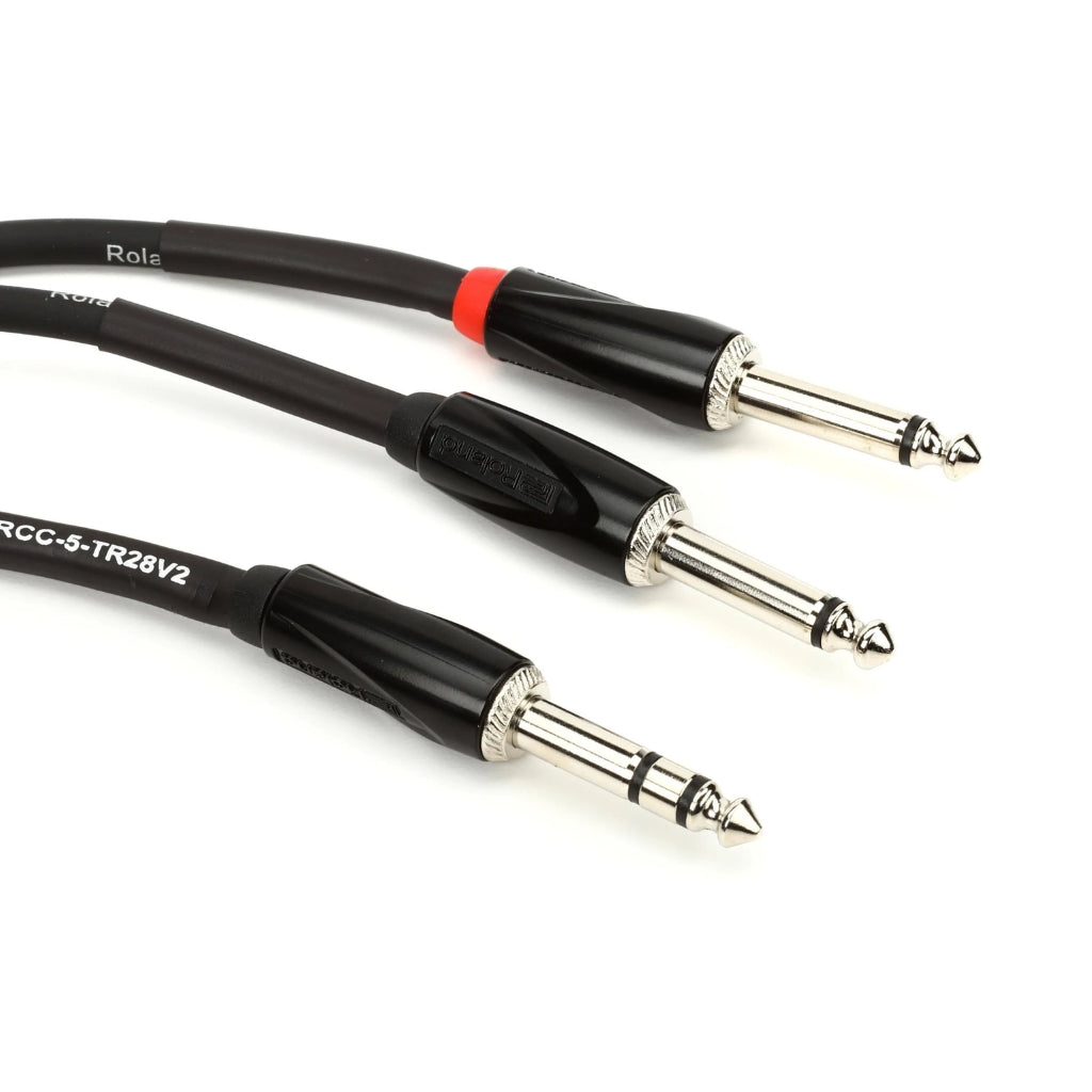 Roland - RCC-5-TR28V2 TRS to 2TS - Y Cable 5ft