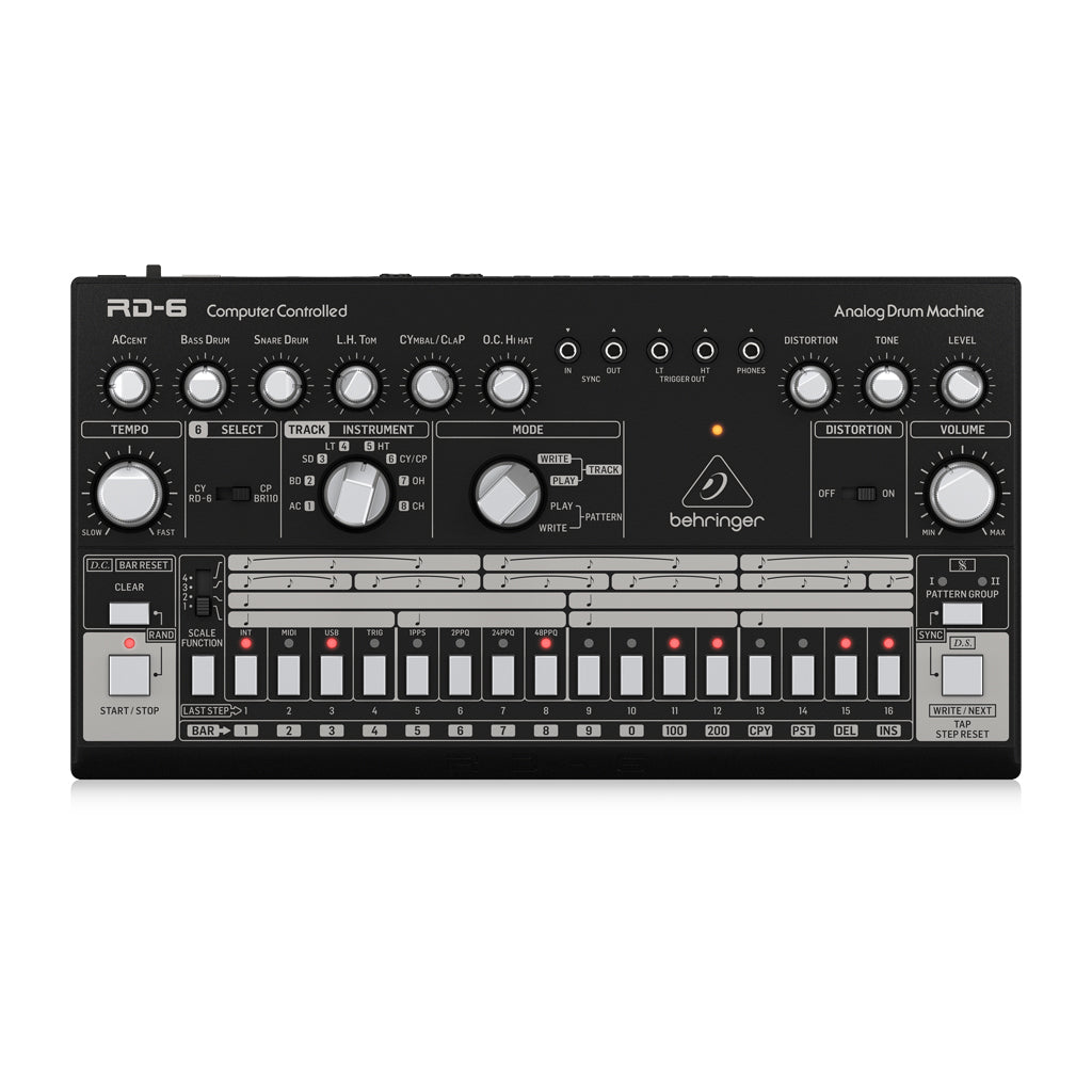 Behringer - RD6 BK - Analog Drum Machine