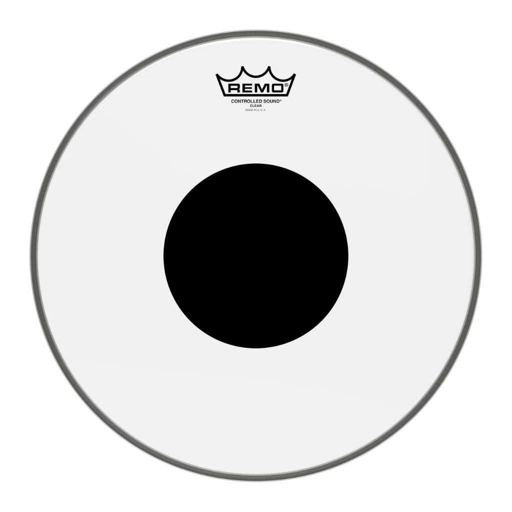 Remo 18" Controlled Sound Clear Black Dot Drum Heads Sky Music