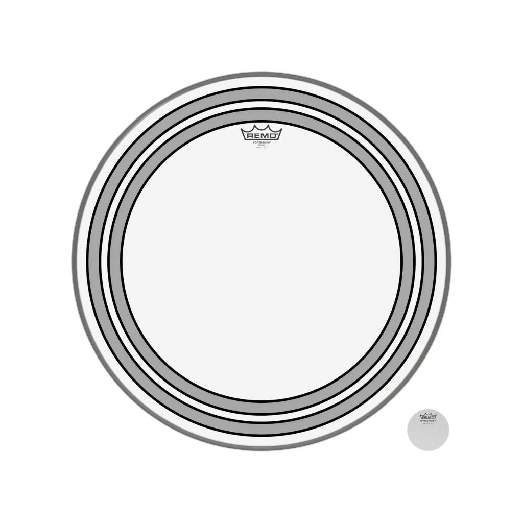 Remo 18" Powersonic Clear - BD Drum Heads Sky Music