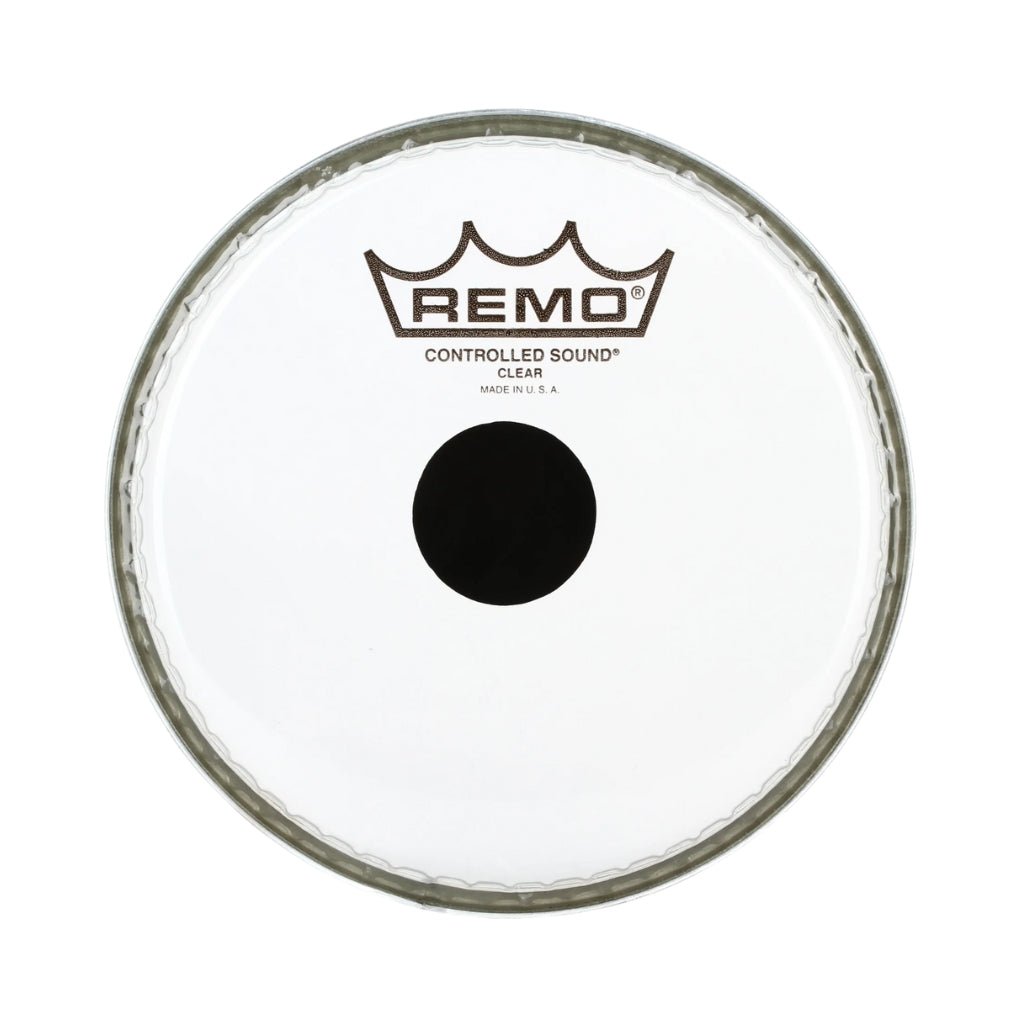 Remo Controlled Sound Clear Drumhead with Black Dot - 6-inch Drum Heads Sky Music